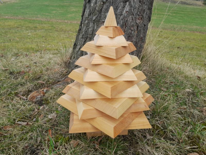 XXL Tannenbaum Holzbaum Linde Matt 350mm x 200mm