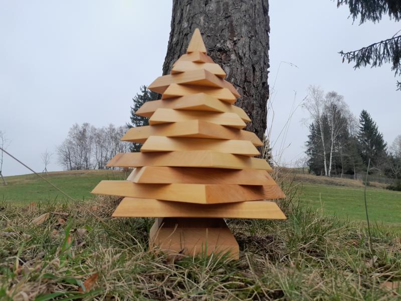XXL Tannenbaum Holzbaum Linde Matt 350mm x 200mm