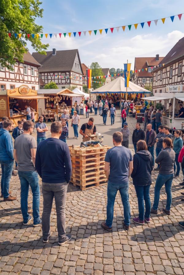 Mobile Drechselvorführung
